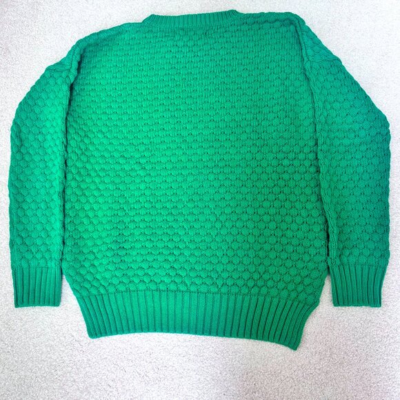 Cotton Pullover in Emerald - Picture 4 of 11
